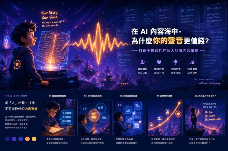 用AI寫作,也能寫出有溫度的內容資產